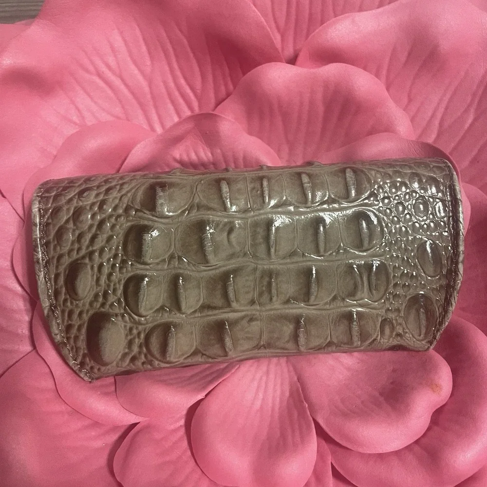 Brahmin croc embossed